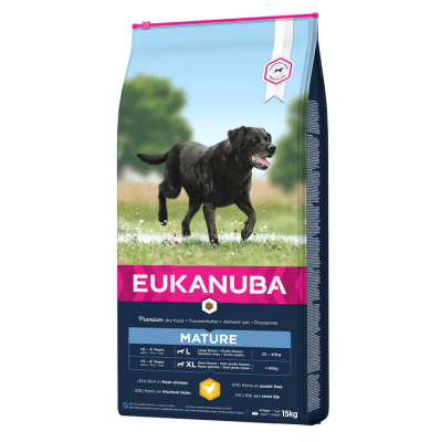 Храна за кучета от едри породи от 6 до 9 години EUKANUBA MATURE LARGE BREED, 15.00кг