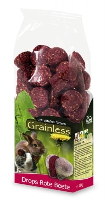 "Grainless" - Беззърнена допълваща храна за гризачи с цвекло 