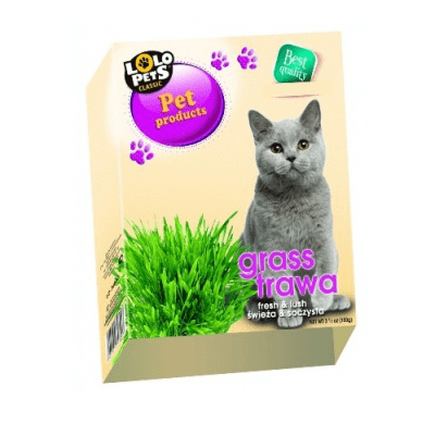 "Lolo pets" - Трева за котки, 100 грама