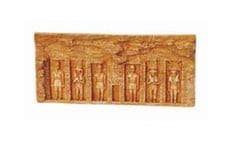 "QIAN HU" - Декорация за аквариум - Плоча с египетски фараони