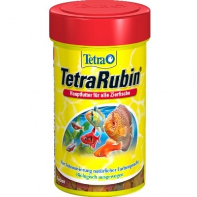 TetraRubin - Различни разфасовки.- Храна на люспи, подсилваща цветовете на рибите-