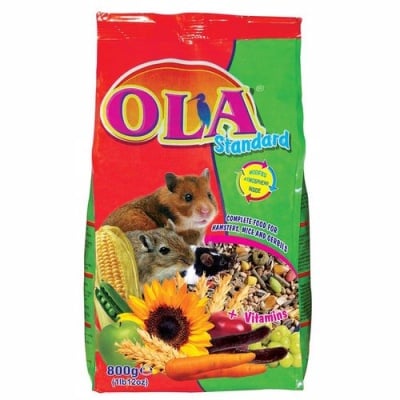 Храна за хамстери, мишки, джербили OLA Standard, 800 гр