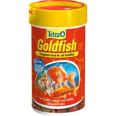 Tetra Goldfish - Храна на люспи за Златни и студенолюбиви рибки - различни разфасовки