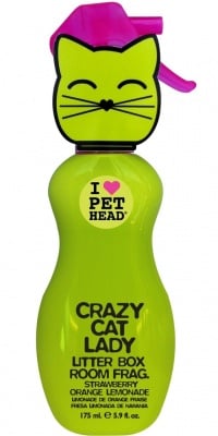 "Pet Head Crazy Cat Lady Spray" - Ароматизиращ спрей за котешка тоалетна и за дома 