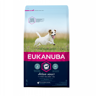 Храна за израснали кученца от дребни породи Eukanuba DOG ADULT SMALL, 3.00кг