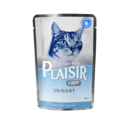 Пауч за котки Plaisir Urinary с риба в сос Грейви - при проблеми в уриналния тракт