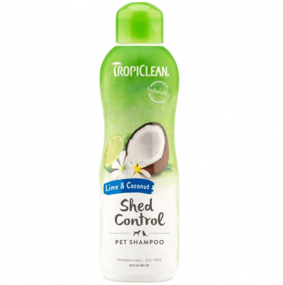 Шампоан намаляващ падането на козината Tropiclean Lime and Coconut Shampoo, а с Лимон и Кокос, 355мл