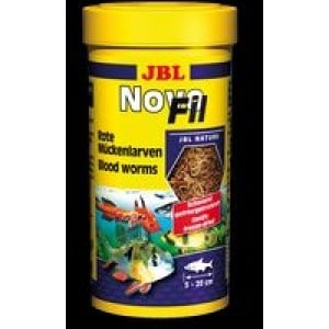 JBL NovoFil /вакумирани и замразени изсушени ларви на червени комари/-100мл