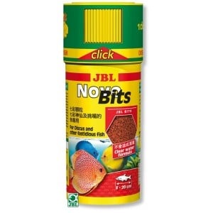 JBL NovoBits Click /основна храна за дискуси и по-взискателни риби с дозатор/-250мл