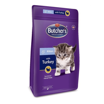 Butcher's Pro Series Kitten Пълноценна гранулирана храна за малки котенца от 4 до 12 месеца с патешко месо 800гр