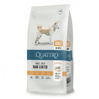 Храна за куче от всички породи, QUATTRO ADULT ALL BREED, пиле, 12 кг