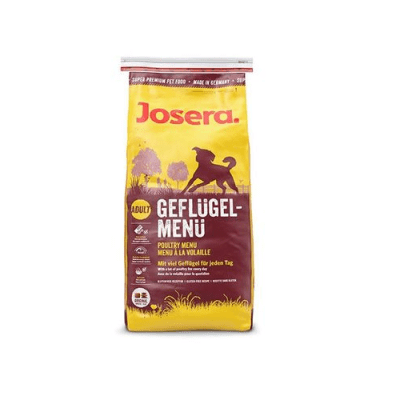 Josera POULTRY MENU - Висококачествена суха храна за израснали средно активни кучета