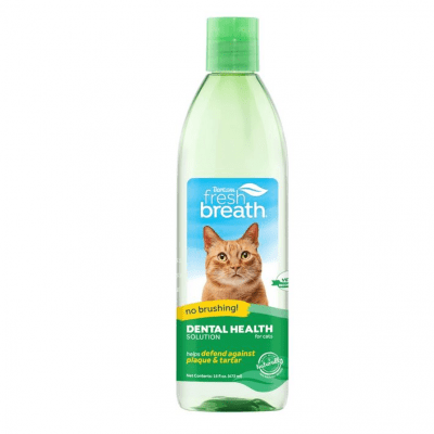 Добавка за вода за котки, за подобряване дъха Tropiclean Oral Care Water Additive For Cats, 473мл