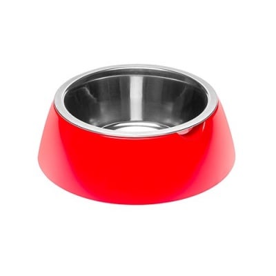JOLIE ROSSA CIOTOLA  - Стоманена купа за вода или храна за кучета и котки - различни цветове и размери