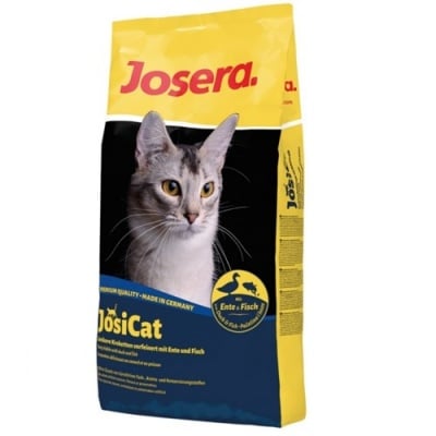 Josera JosiCat Duck & Fish - Суха храна с патешко месо и риба за всекидневно хранене на котки над 1 година