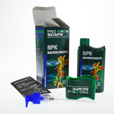 JBL ProScape NPK Macroelements – 250мл; 500мл- комплекс от микроелементи, необходими на растенията - азот, фосфати, калий и др.
