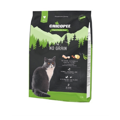 Храна за чувствителни котка над 7години Chicopee Holistic Nature Line No Grain - 1,50кг; 8.00кг