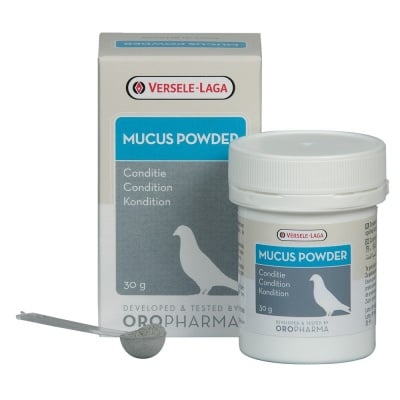 "Mucus Powder" - Хранителна добавка за гълъби