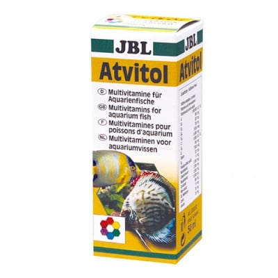 Емулсия от мултивитамини за рибки с основни аминокиселини JBL Atvitol, 50 мл