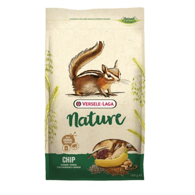 Versale-Laga Chip Nature 700гр - Пълноценна храна, адаптирана към специфичните нужди на катерицата и на американската катерица