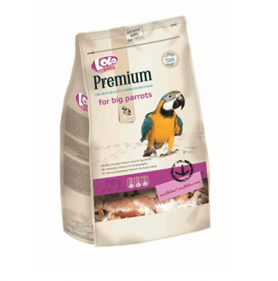 LOLO Premium food for big parrot - Пълноценна храна за голям папагал 750гр