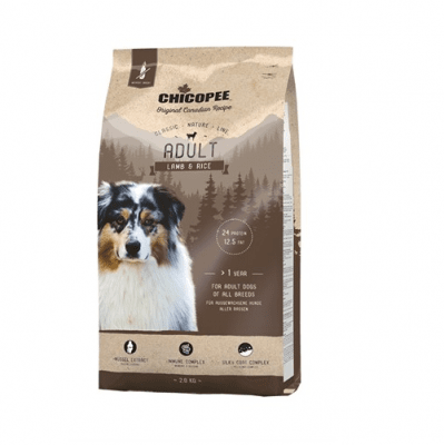 Храна за кучета Chicopee Classic Nature Adult над 12 месеца с агне и ориз - 2.00кг, 15.00кг