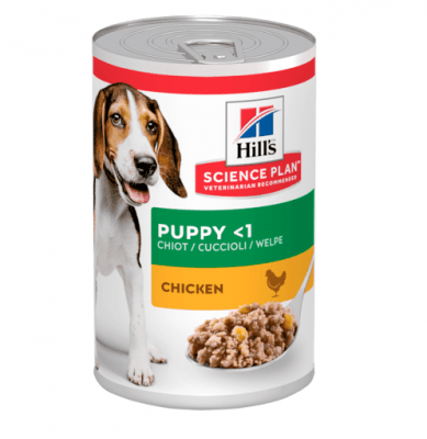 Пълноценна храна за кученца от отбиването до 1г. от всички породи Hill’s Science Plan Puppy, 370гр