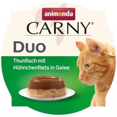 Animonda Carny Duo, Лакомство за котки, С желирано пилешко филе, 70гр
