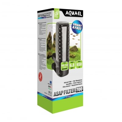 Aquael, Asap 700, вътрешен филтър за аквариум, 650 л.ч., 6,8W, за аквариуми от 150 до 250л