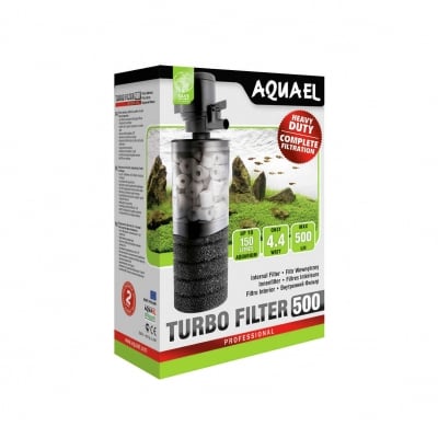Aquael, Turbo filter 500, вътрешен филтър за аквариум, 500 л.ч., 4,4W, за аквариуми до 150л