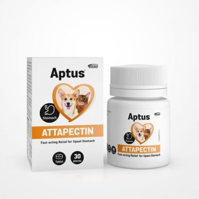 Attapectin, Минерална добавка за кучета и котки при временни храносмилателни разстройства, 30таб.