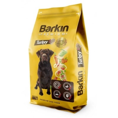 Barkin, Храна за кучета, с пуйка, 15 кг