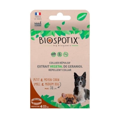 BIOGANCE BIOSPOTIX, Противопаразитна каишка за куче, 38см