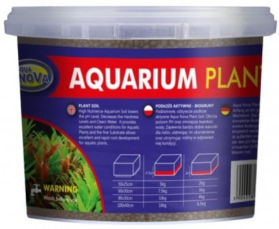 "Aqua Nova" - Почва за аквариум кафява