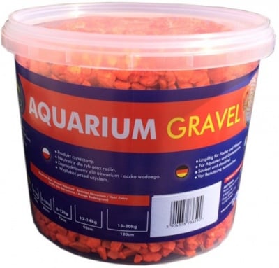 "Aquarium Gravel" - Пясък за аквариум с наситено оранжев цвят