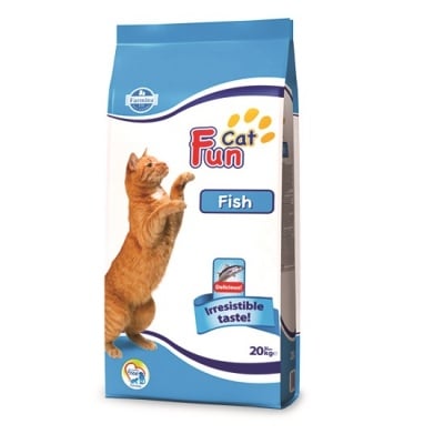 Fun Cat, Храна за котки с риба и пилешко месо, 20.00кг