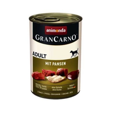 GranCarno, консерва за куче, със шкембе