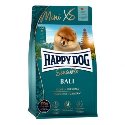 Happy Dog Mini XS Bali, Храна за кучета, За кожа и козина,намалява миризмата от изпражненията