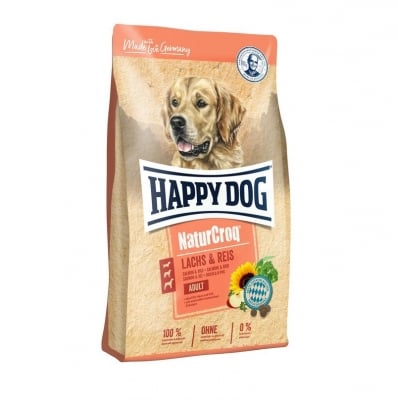 Happy Dog NaturCroq Salmon & Rice, храна за кучета, Сьомга с ориз, 11.00кг