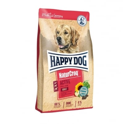 Happy Dog NatureCroq Active, Храна за енергични, работни и спортни кучета, 15.00кг