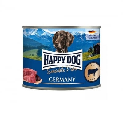 Happy Dog Sensible Pure Germany, Храна за куче, със 100% говеждо месо