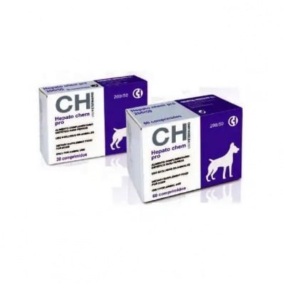 HEPATO CHEM 200/50, Хранителна добавка за кучета за защита на черния дроб, 60 таблетки