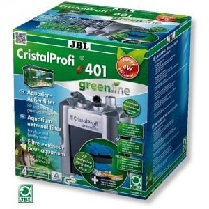 JBL CristalProfi e401 greenline /енергоспестяващ външен филтър за аквариуми от 40 до 120л/-18x21x28,4см