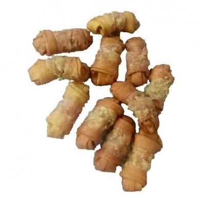 Juko, Лакомство за куче, Опушен биволски възел, обвит с пилешко месо, 6см, 1 бр