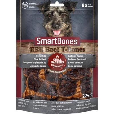 Лакомства за куче Smartbones, Grill, T-Bone, 224гр