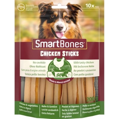 Лакомства за куче Smartbones, пилешки стикс, 200гр