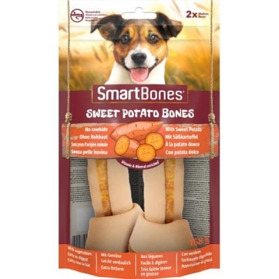 Лакомства за куче Smartbones, сладък картоф, за средни породи, 158гр