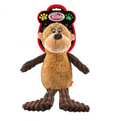 Pet Nova, плюшена играчка за куче - маймуна със звук