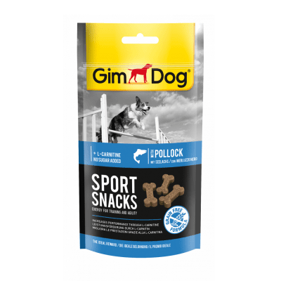 GimDog Sport Snacks, Мини кокалчета с тихоокеанска треска