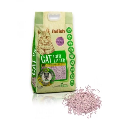 Relish Cat Tofu Litter котешка постелка тофу Лавандула 6 л.